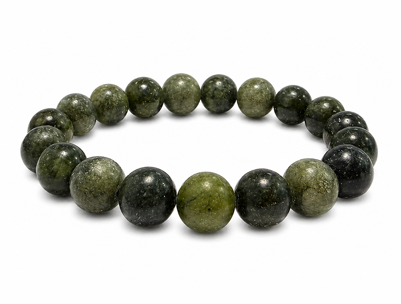 Pulsera de Jade Nefrita A cuentas de 10mm
