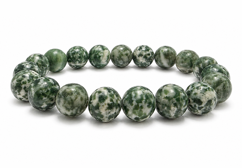 Pulsera de Jade Verde AB cuentas de 10mm