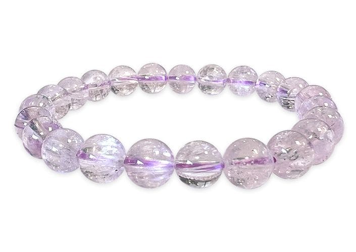 Pulsera Kunzite cuentas AAAA 7.5-8.5mm