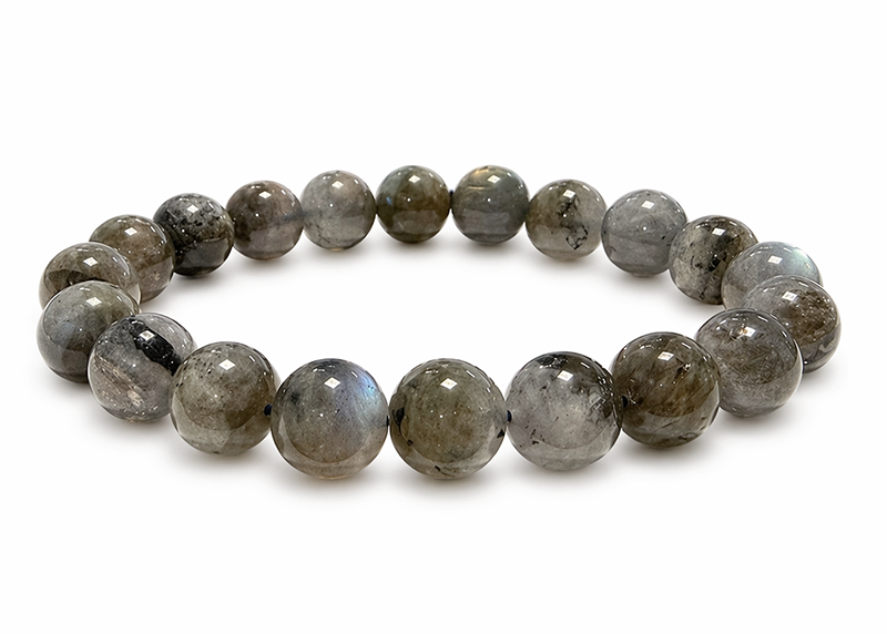 Pulsera de Labradorita A cuentas de 10mm