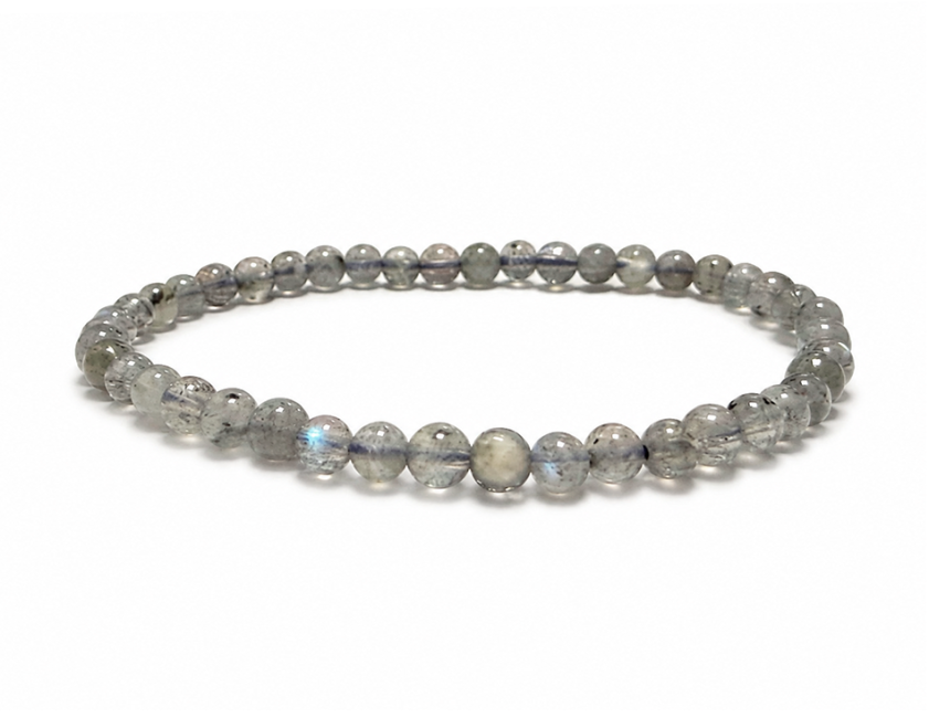 Pulsera de Labradorita A con Cuentas de 4-5mm
