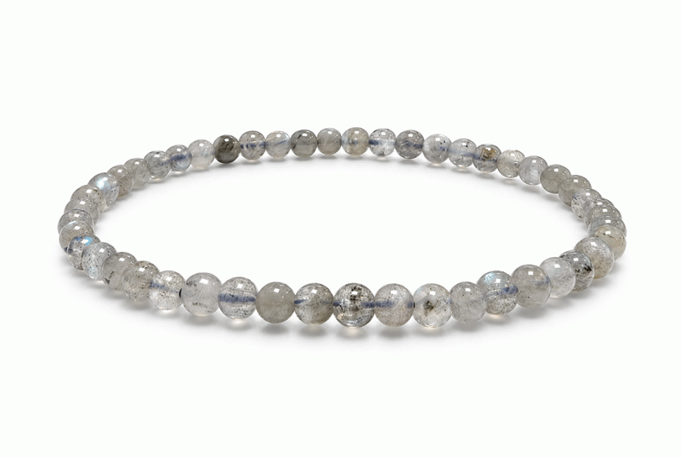 incienso en Pulsera de Labradorita A con Cuentas de 4-5mm
