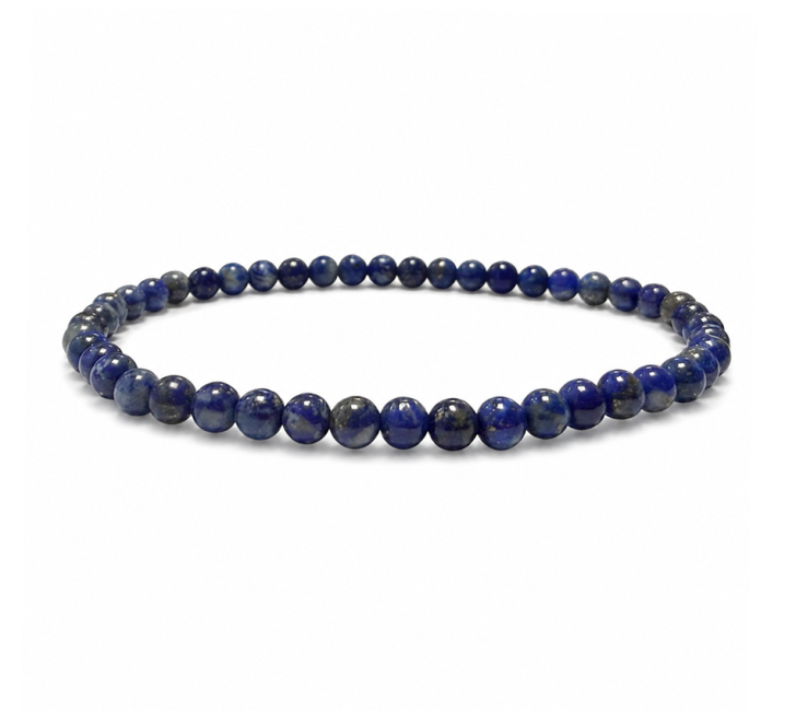 Pulsera de Lapislázuli A con Cuentas de 4-5mm