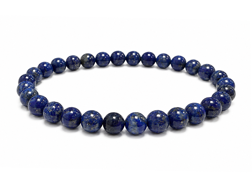 incienso en Pulsera de Lapislázuli A cuentas 6-7mm