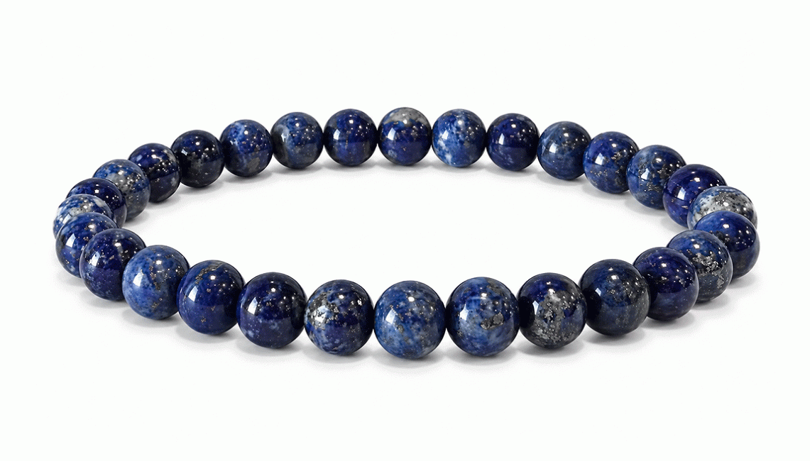 incienso en Pulsera de Lapislázuli A cuentas 6-7mm|es