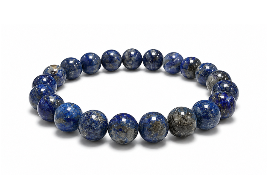 incienso en Pulsera de Lapislázuli A Cuentas de 8-9 mm