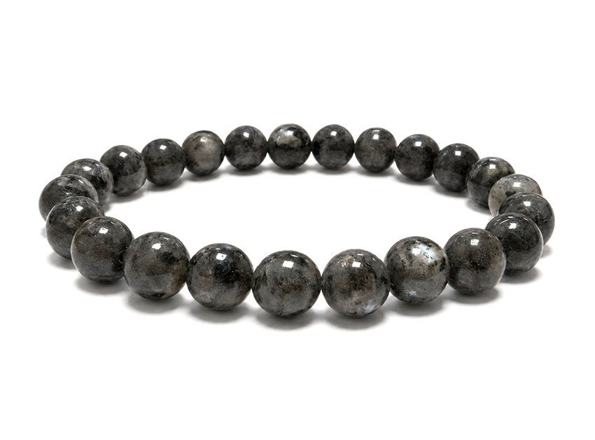 Pulsera Larvikita cuentas 8mm