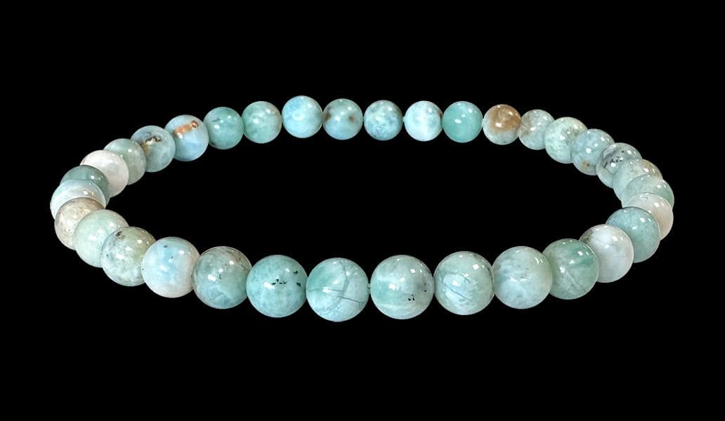 Pulsera Larimar AA cuentas A 5-6mm