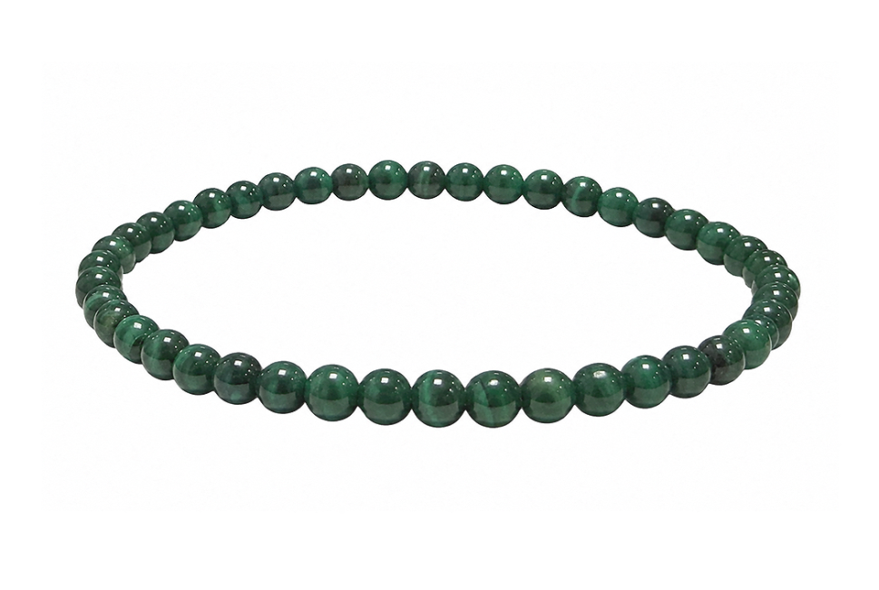 incienso en Pulsera de Malaquita AA cuentas 4mm|es