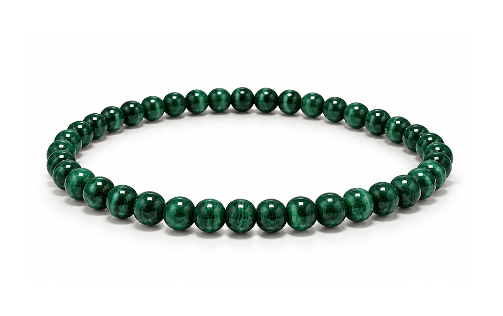 incienso en Pulsera de Malaquita AA cuentas 4mm