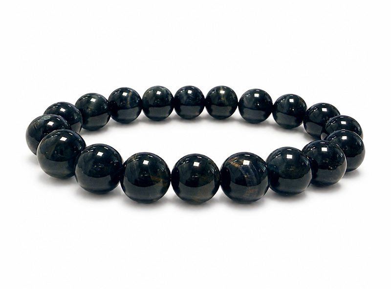 Pulsera de Ojo de Halcón AA cuentas de 10mm