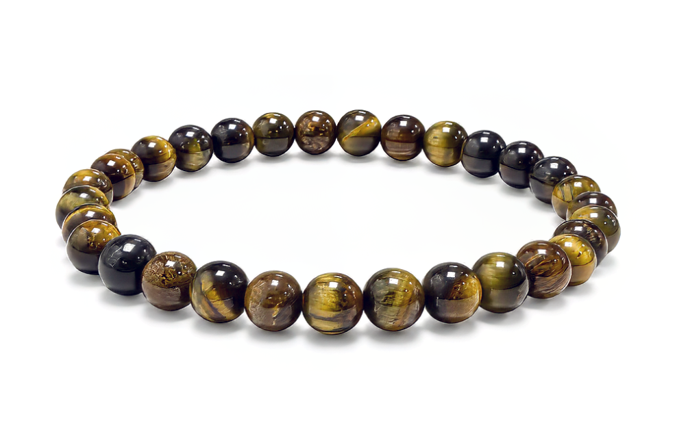 incienso en Pulsera de Ojo de Halcón AB cuentas de 6mm