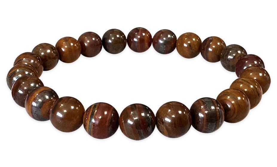 Pulsera con Ojo de Ferrosa A perlas 8mm