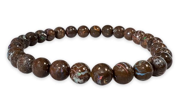 Pulsera de Opale Boulder AA 7-8mm perlas