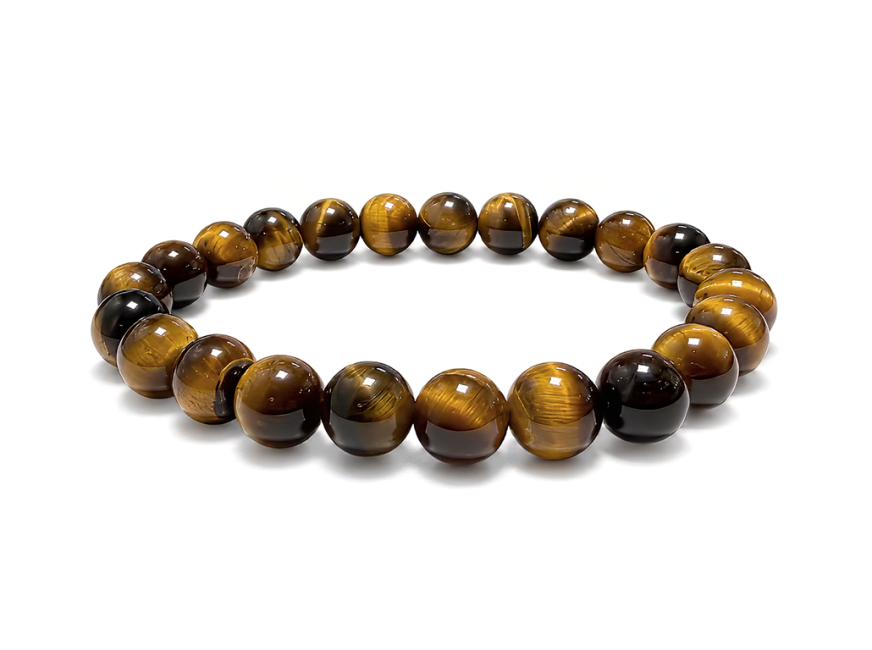 incienso en Pulsera de Ojo de Tigre AA Cuentas de 8 mm
