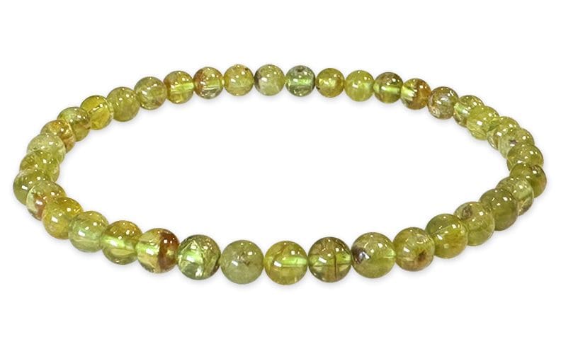 Pulsera de peridoto A perlas 4.5-5.5mm