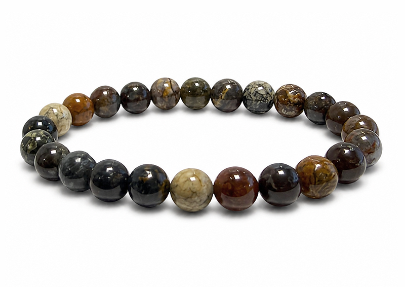 Pulsera de Pietersita A cuentas de 8-9mm