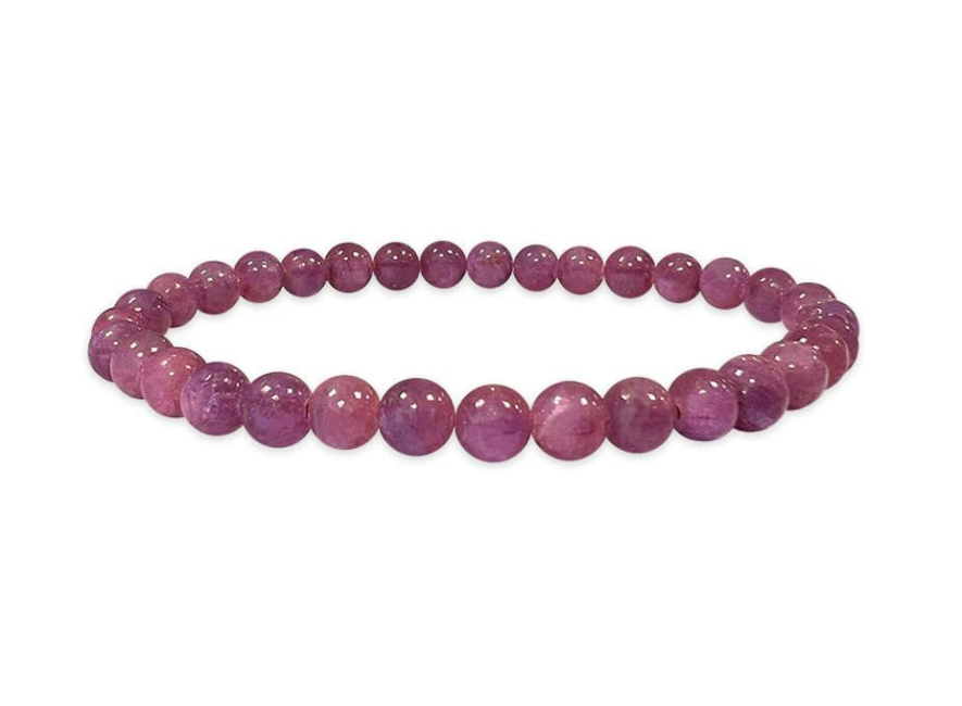 incienso en Pulsera de Rubí AAAA perlas 5-6mm|es