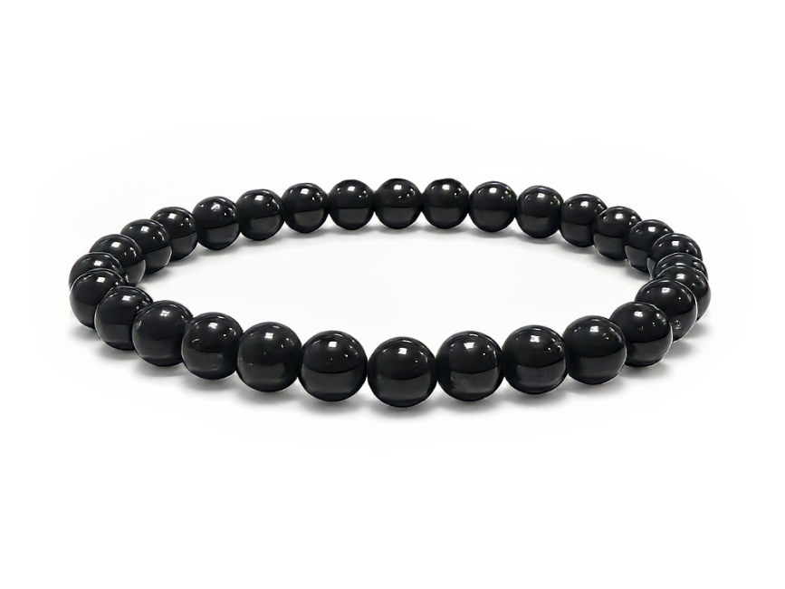 incienso en Pulsera de Shungita A cuentas 6mm