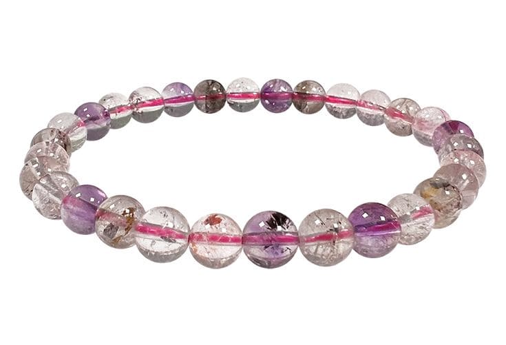 Pulsera Super Seven AA perlas de 6mm.