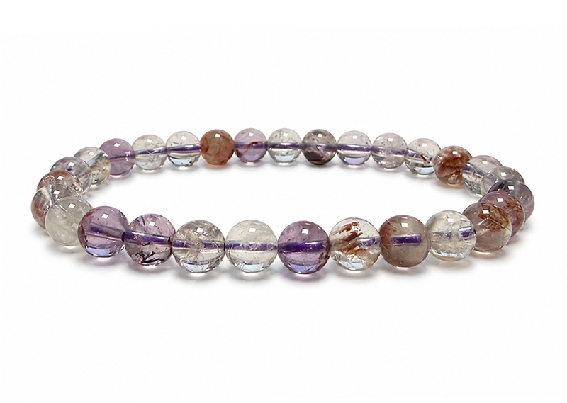 incienso en Pulsera Super Seven AA cuentas de 6-7mm