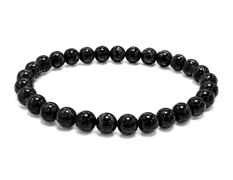 incienso en Pulsera de Turmalina Negra AB cuentas de 7-8mm
