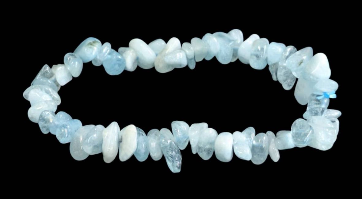 incienso en Pulsera de aguamarina con chip AA|es