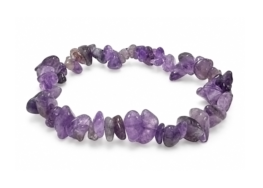 incienso en Pulsera Chips de Amatista A 5-8mm|es