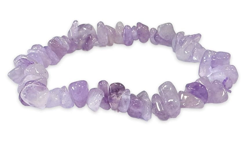 Pulsera Amatista Lavanda chips A 5-8mm 18cm