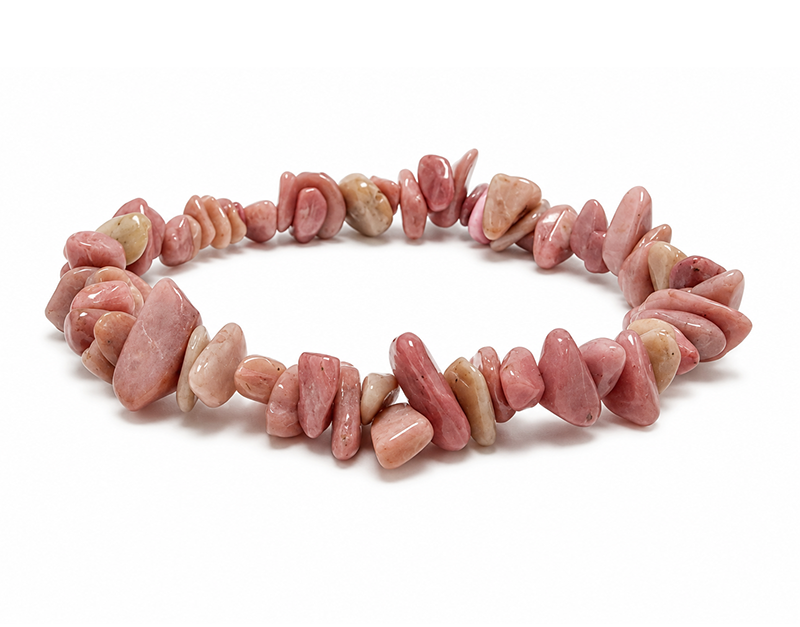 Pulsera de Chips de Rodonita de Australia A+ 5-8mm