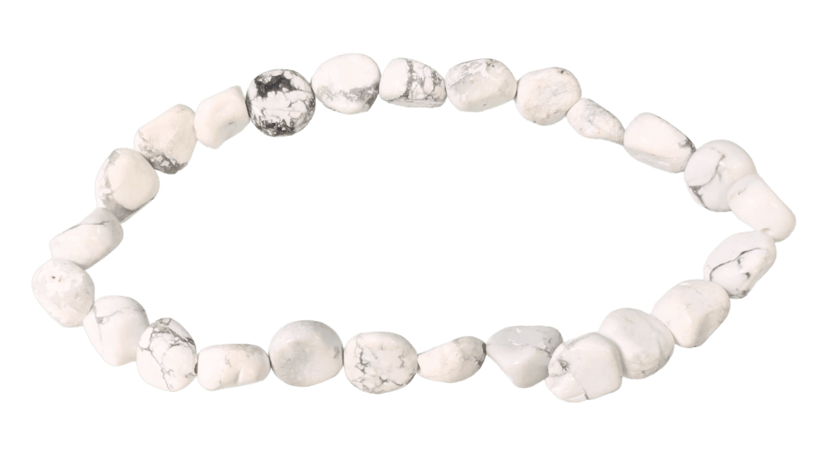 incienso en Pulsera de Howlite A Rolled Stone