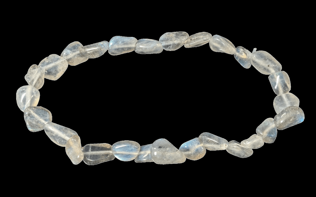 incienso en Pulsera de labradorita AA piedras rodadas|es