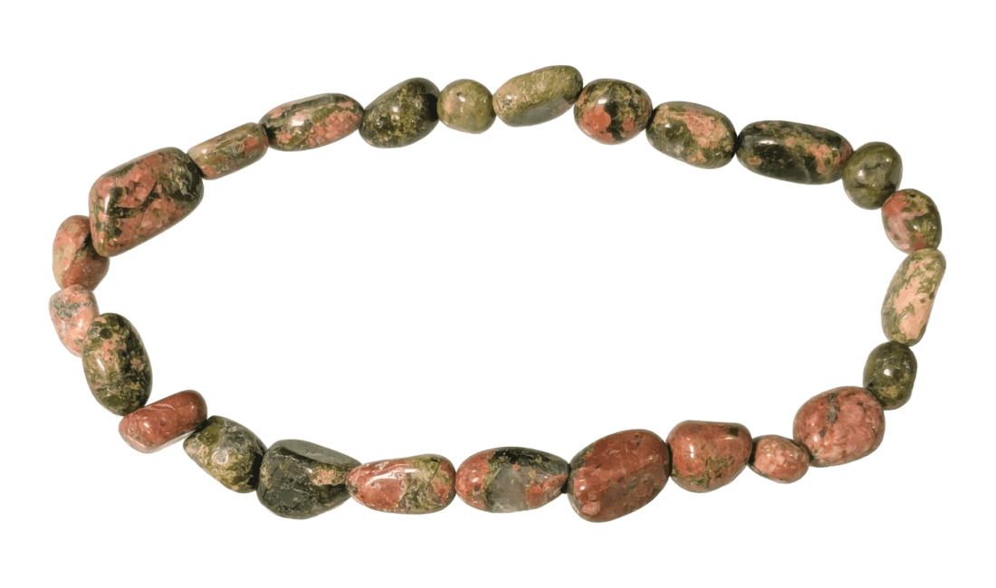 incienso en Pulsera de Unakita A Rolled Stone