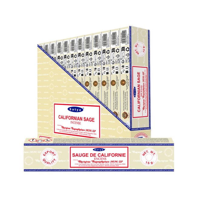 Incienso de Californian White Sage satya 15g