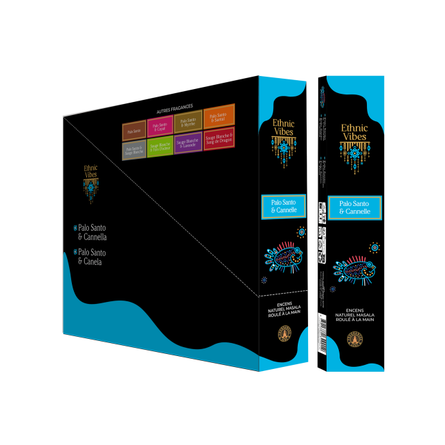 incienso en Incienso Fragrances & Sens Ethnic Vibes Palo Santo & Canela masala 15g