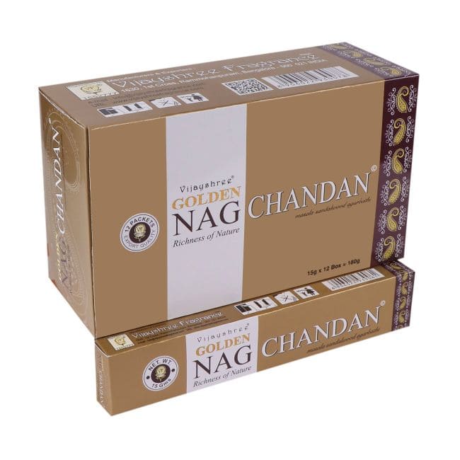 Incienso Vijayshree Golden Nag Chandan 15g