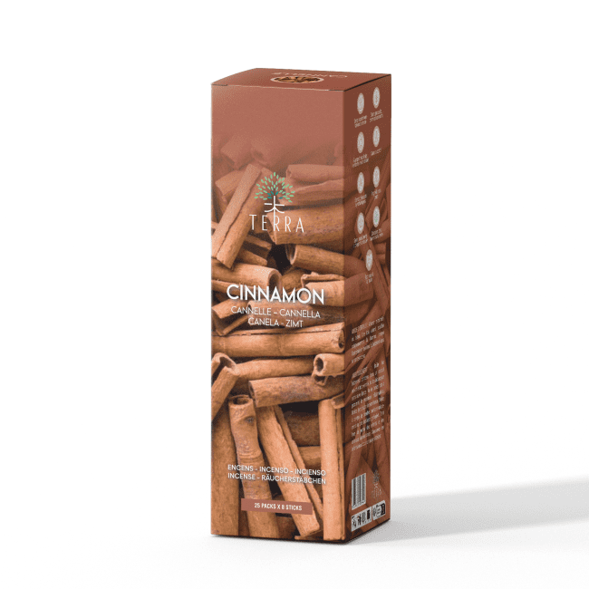 incienso en TERRA Incienso Canela sin carbón 12grs