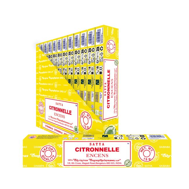 Incienso Satya Citronela 15g 2026