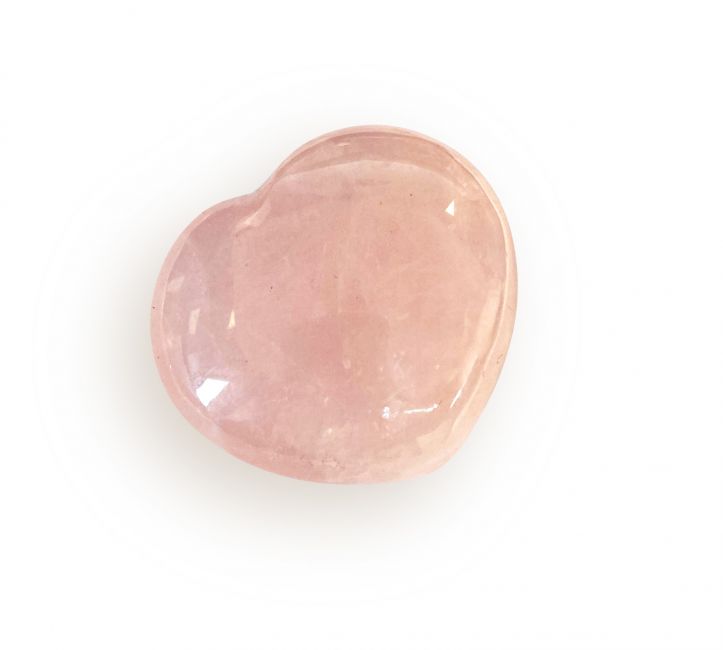 Corazón de Cuarzo rosa 4cm