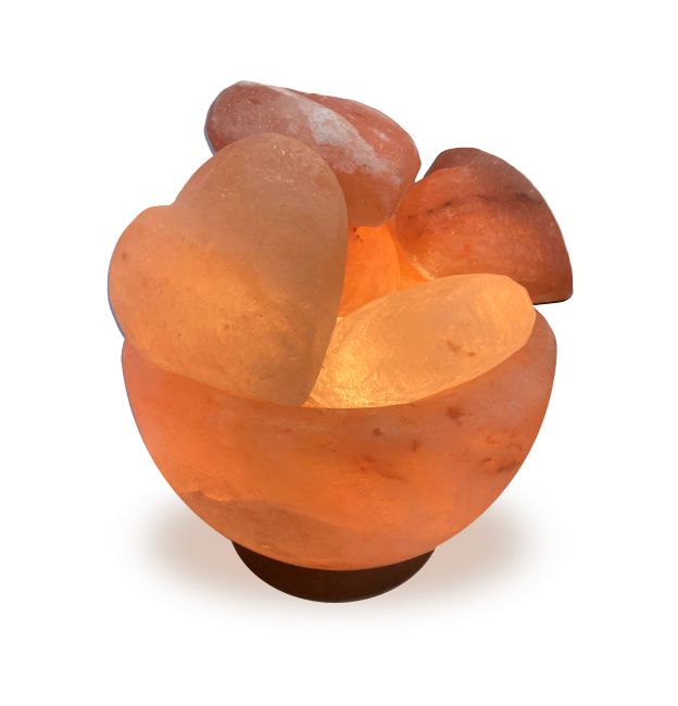 Lampara de Sal pasta piedra Corazon - Home Chic