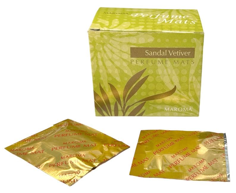 Almohadillas aromáticas de aceite esencial de Sándalo Vetiver x10