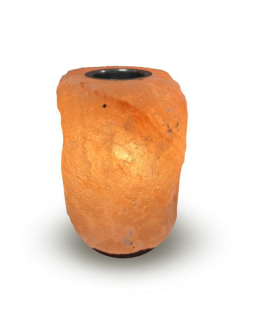 Lámpara de Sal del Himalaya - Difusor de Aceite Perfumado