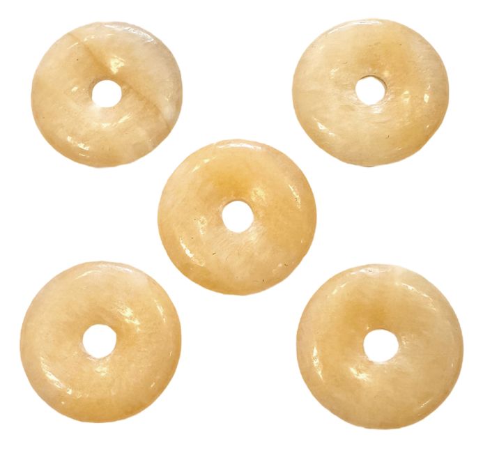 Donut Calcita Naranja A 3cm x5