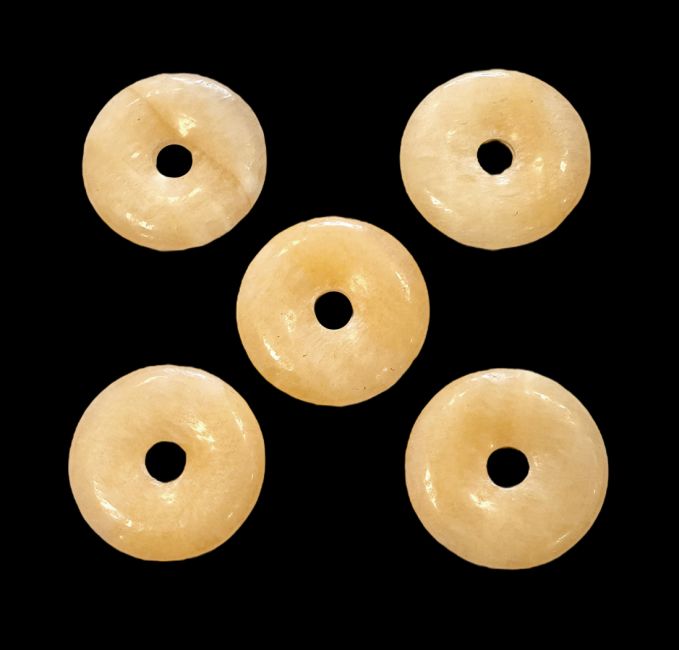 Donut Calcita Naranja A 3cm x5