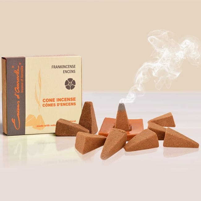 Incienso de Frankincense Auroville 5x10 conos