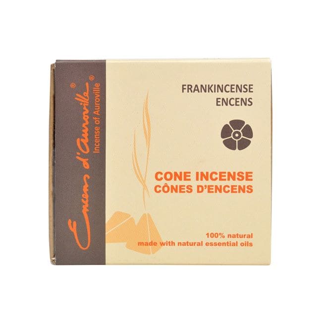 Incienso de Frankincense Auroville 5x10 conos