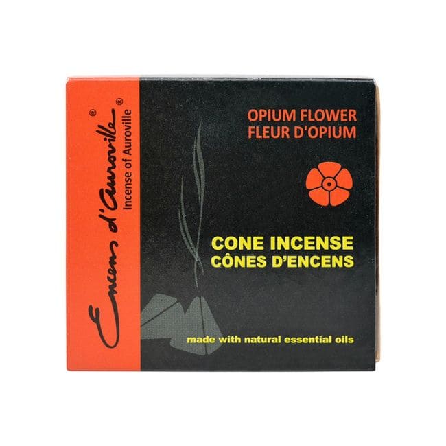 incienso en Incienso de opio Auroville 5x10 conos