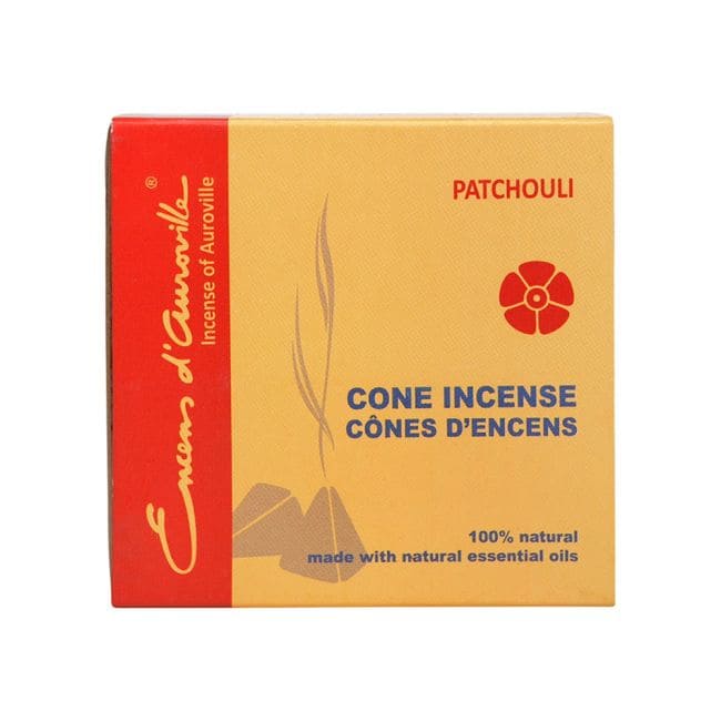 Auroville Patchouli Incienso 5x10 Conos