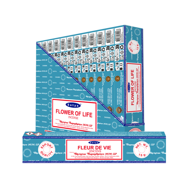Incienso Satya Flor de la Vida 15g