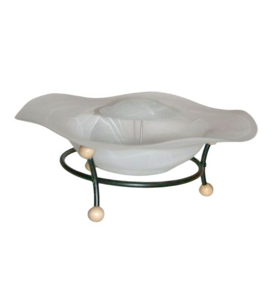 Fuente nebulizadora blanca Cascade Vase de 42 cm